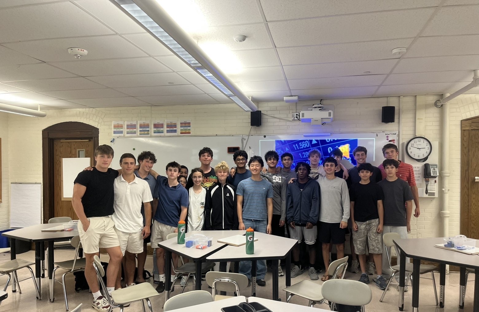 Insight Innovators students gathered in a classroom